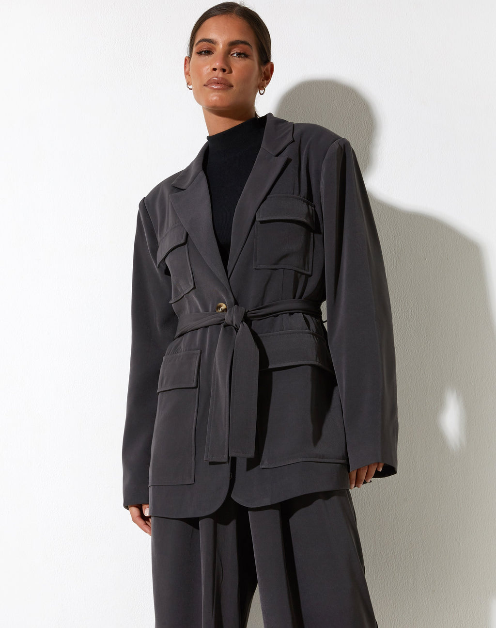 Blazer Magawa en tailleur anthracite