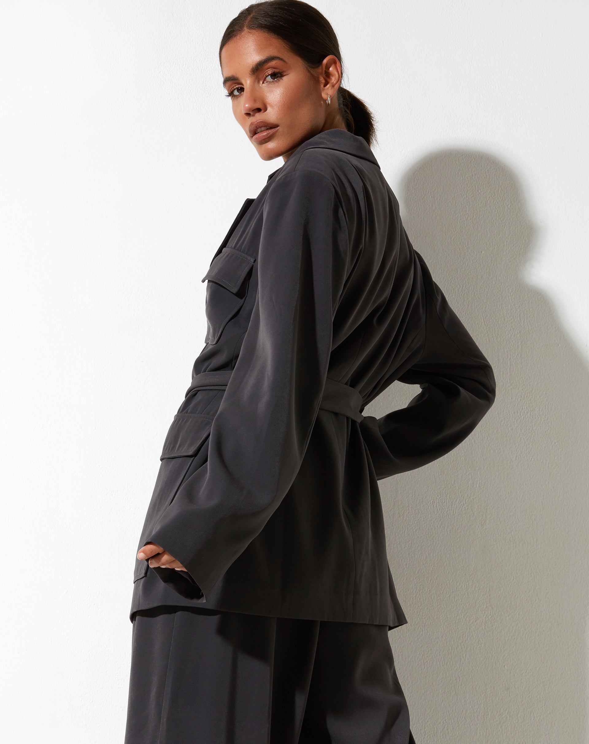 Image de Magawa Blazer en Tailoring Charcoal