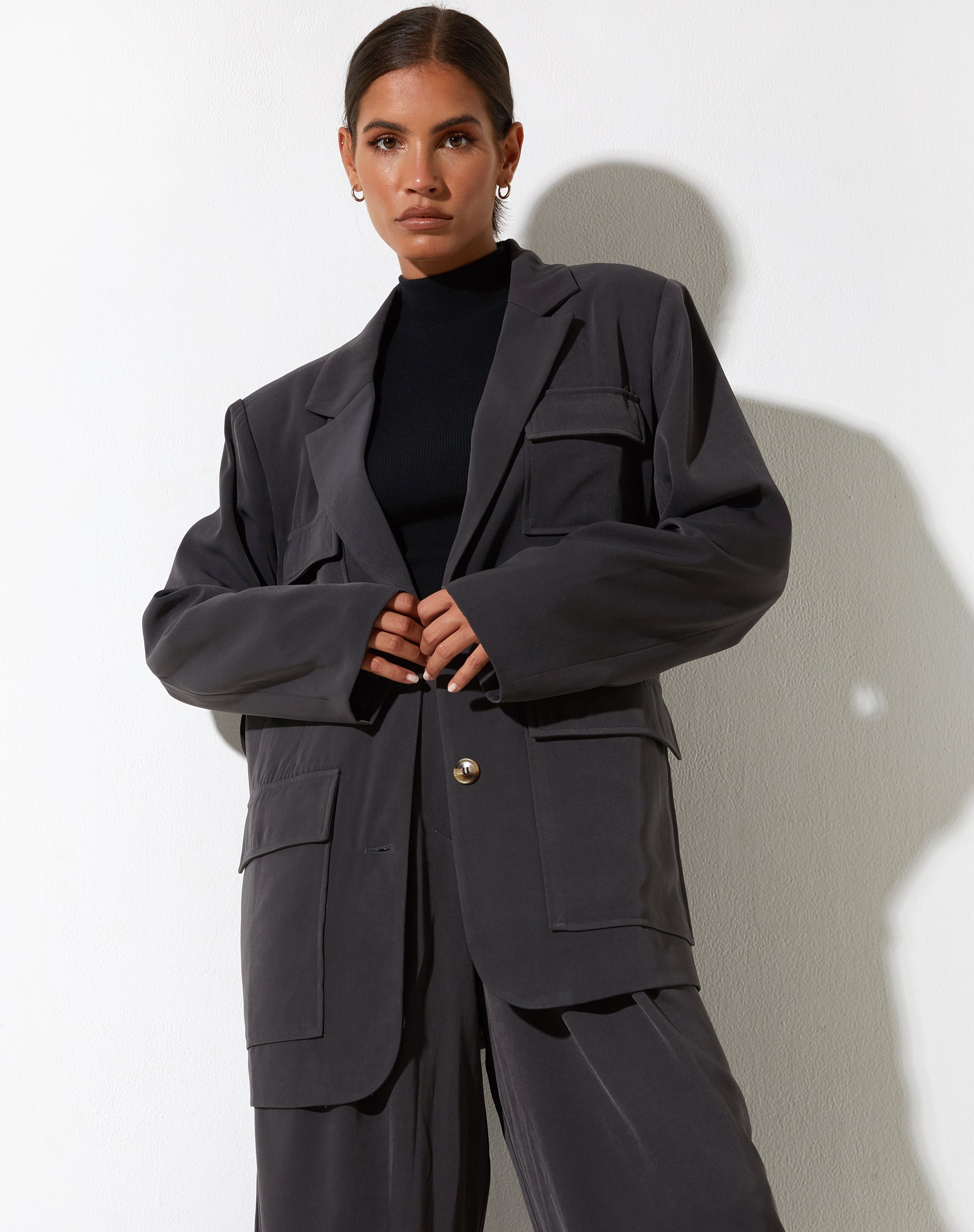 Image de Magawa Blazer en Tailoring Charcoal
