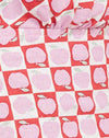  Pomme à carreaux Blush Red