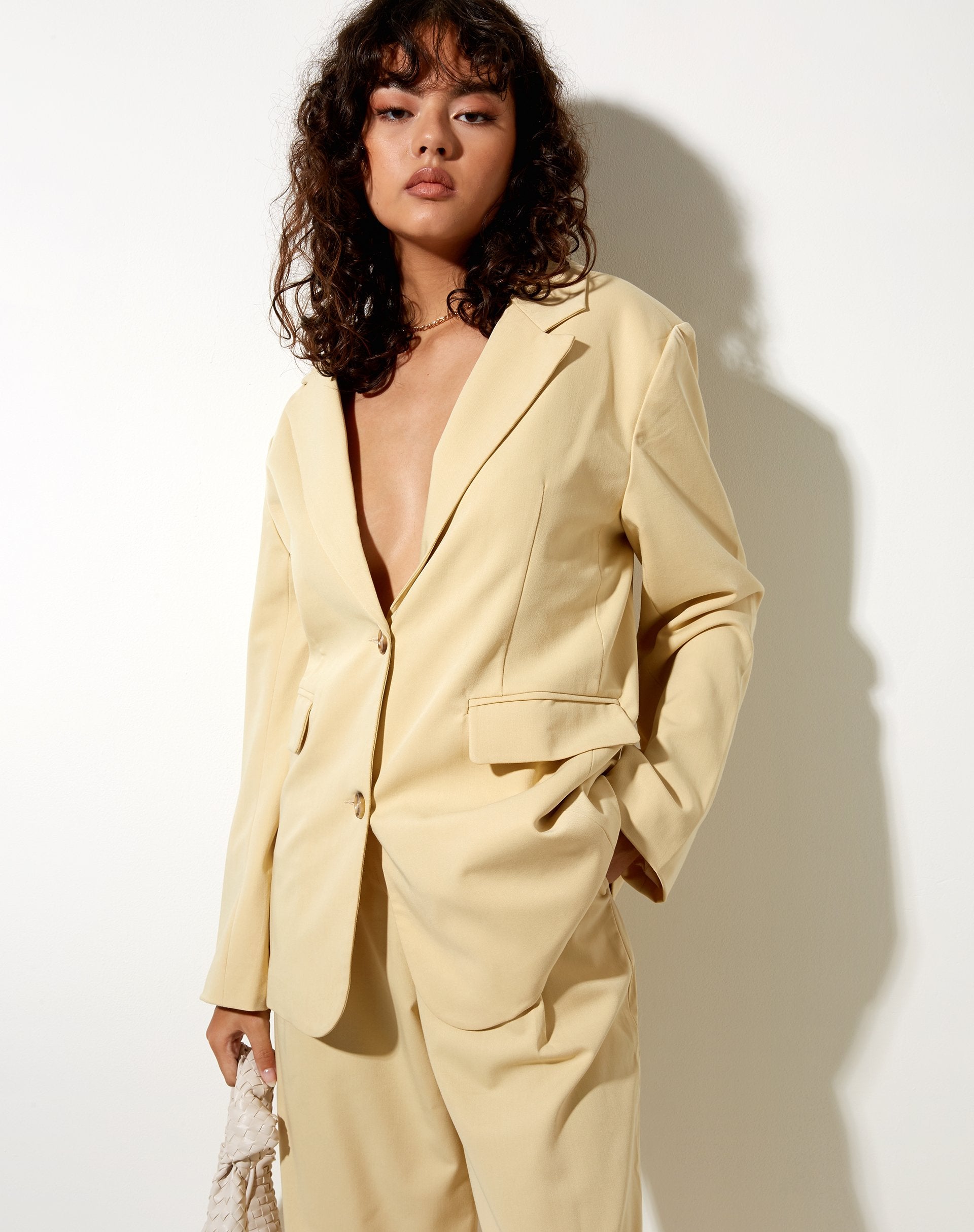 Image de Maiwa Blazer in Buttercream
