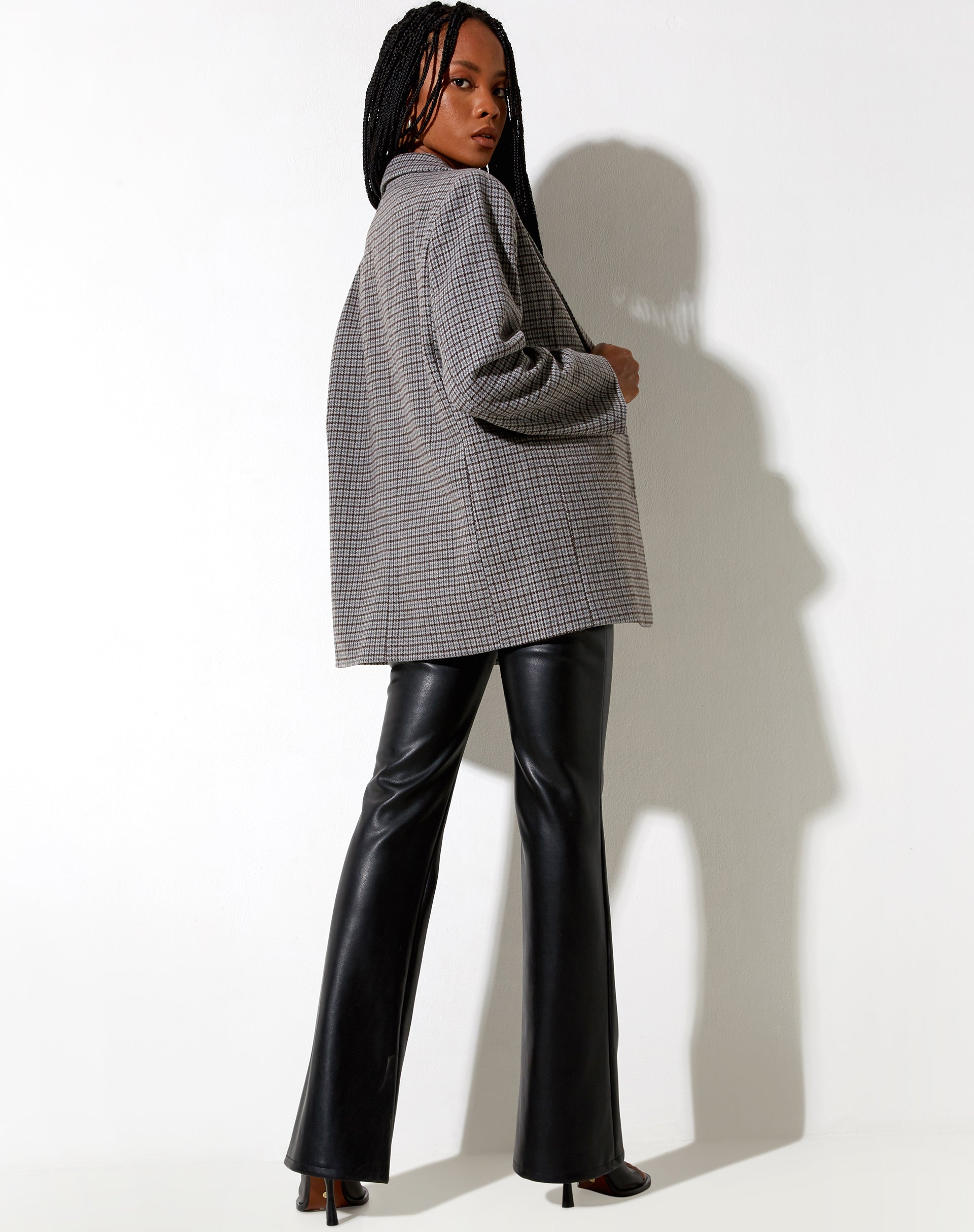 Image de Maiwa Blazer en laine gris et noir