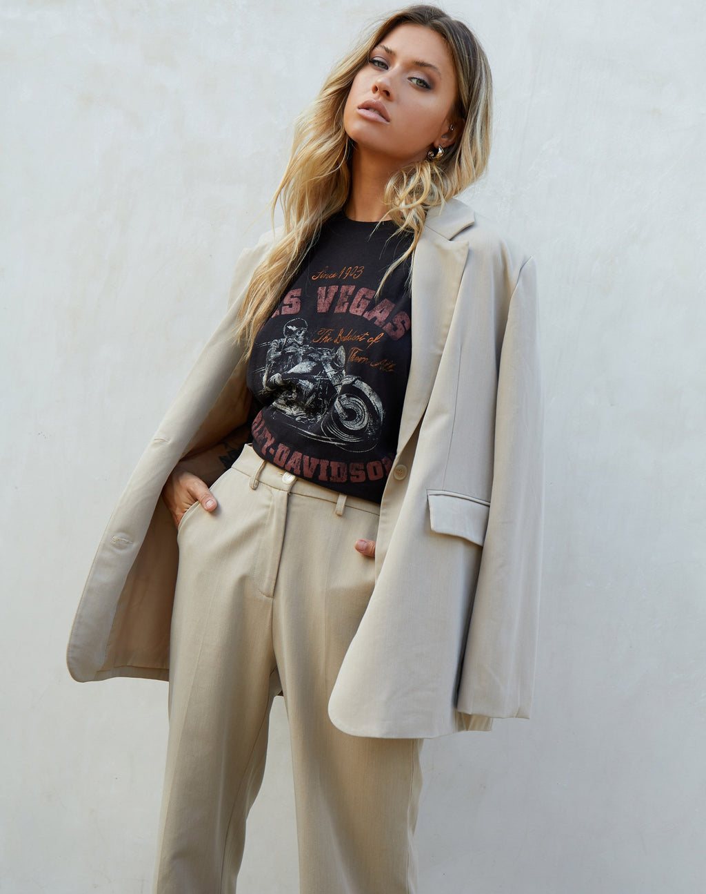 Blazer Maiwa en beige