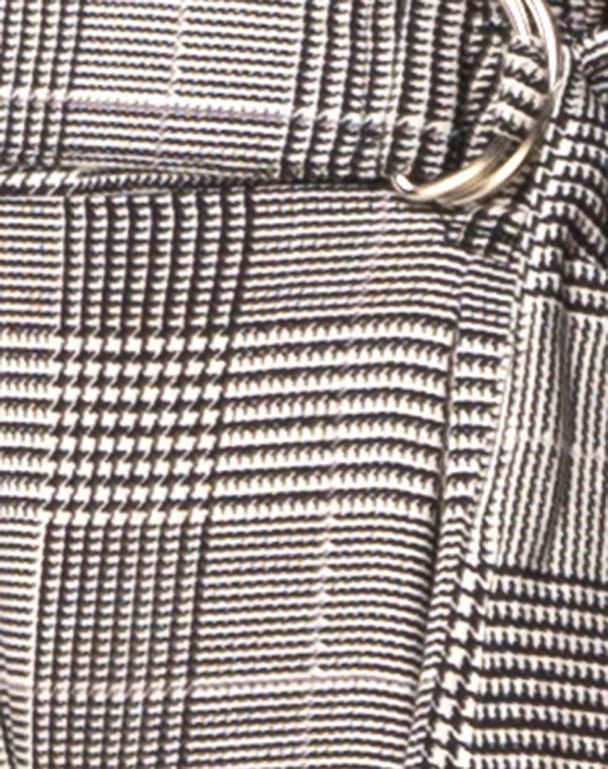 Image of Majustie Highwaist Trouser in Charles Check Grey