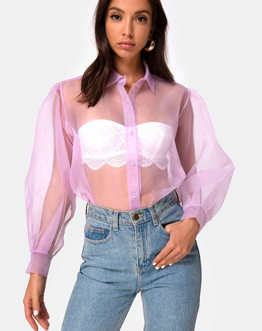 Top Makiza en lilas