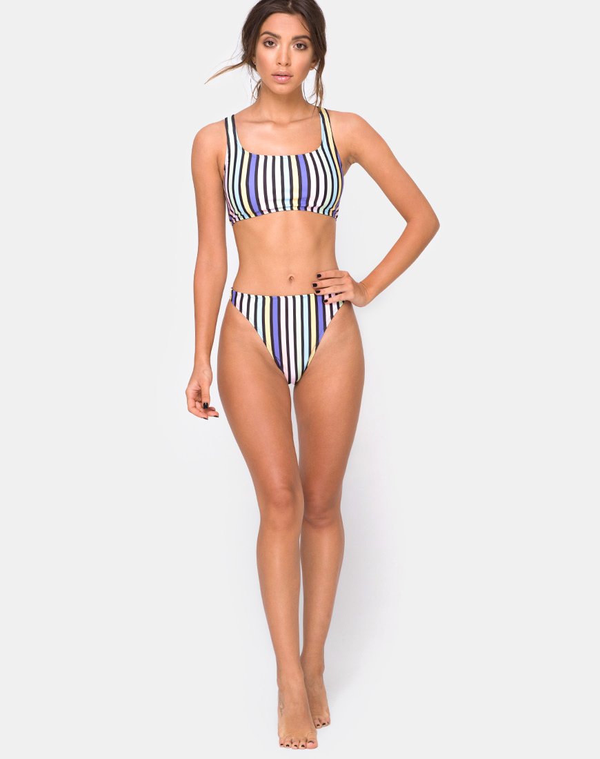 Image de Malee Bikini Top in New Stripe