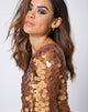 Image de MALIA DISC SEQUIN BRONZE SHIMMER (Z011984 BRONZE SHIMMER)
