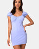 Image of Malia Mini Dress in Cornflower Blue