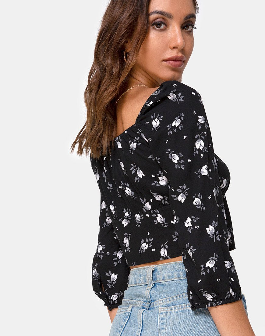 Image de Malon Crop Top in Dark Tulip