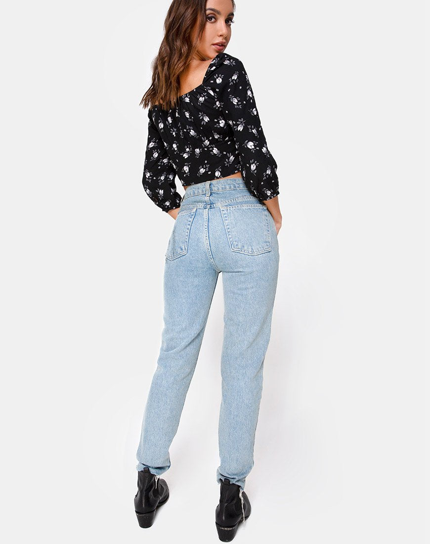 Image de Malon Crop Top in Dark Tulip