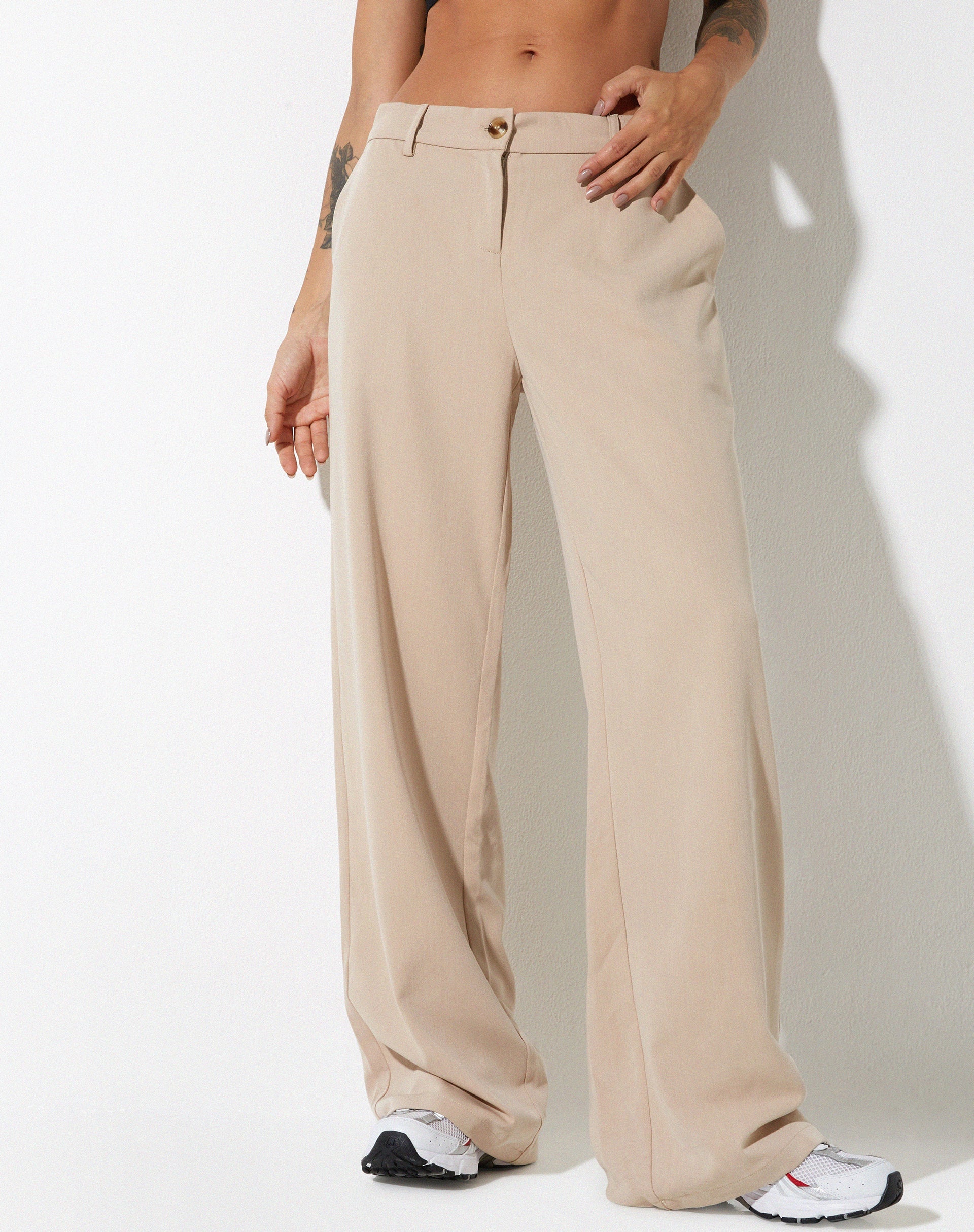 Image de Abena Trouser in Soft Tailoring Beige