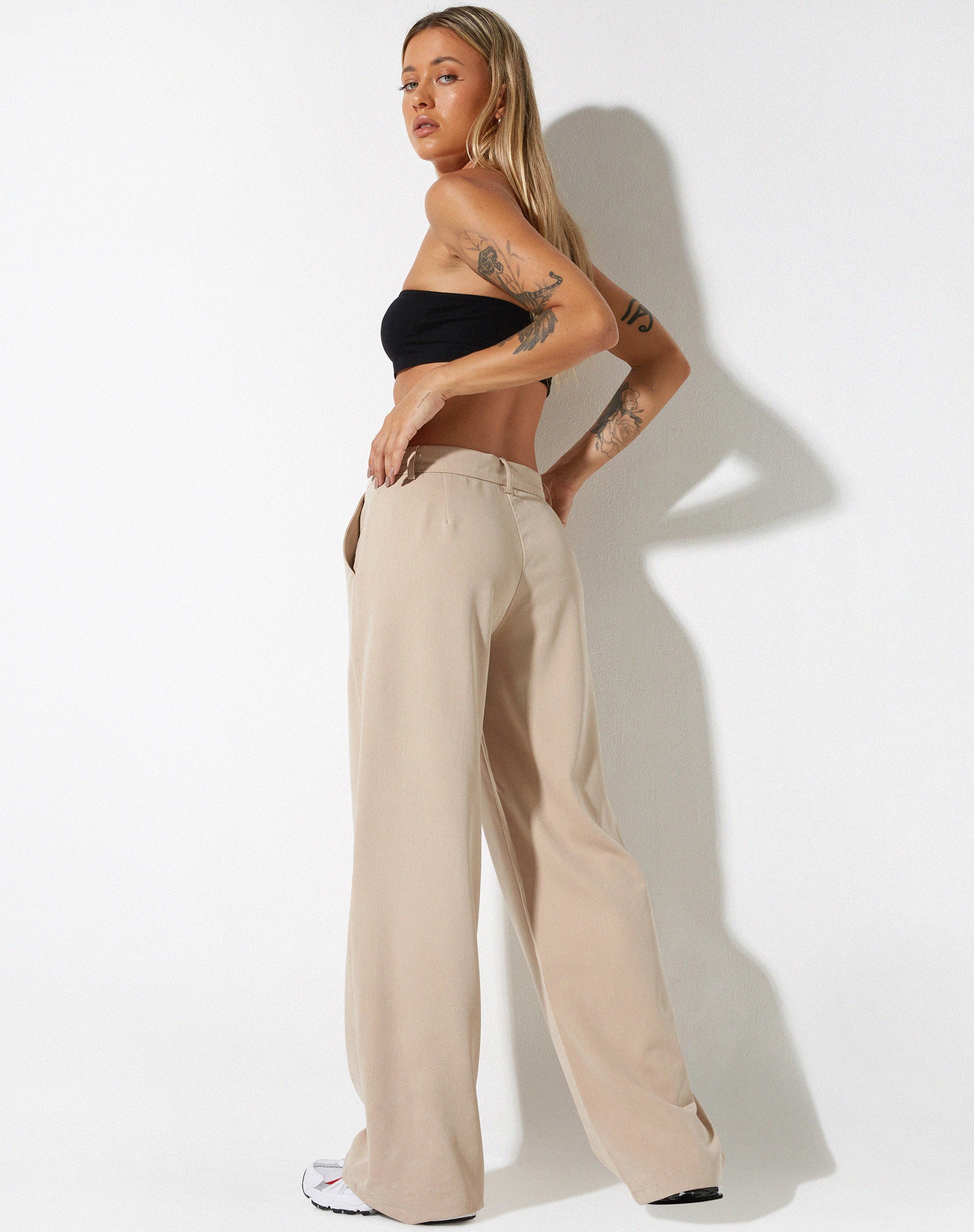 Image de Abena Trouser in Soft Tailoring Beige
