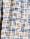 Petits carreaux Blanc Bleu Tan