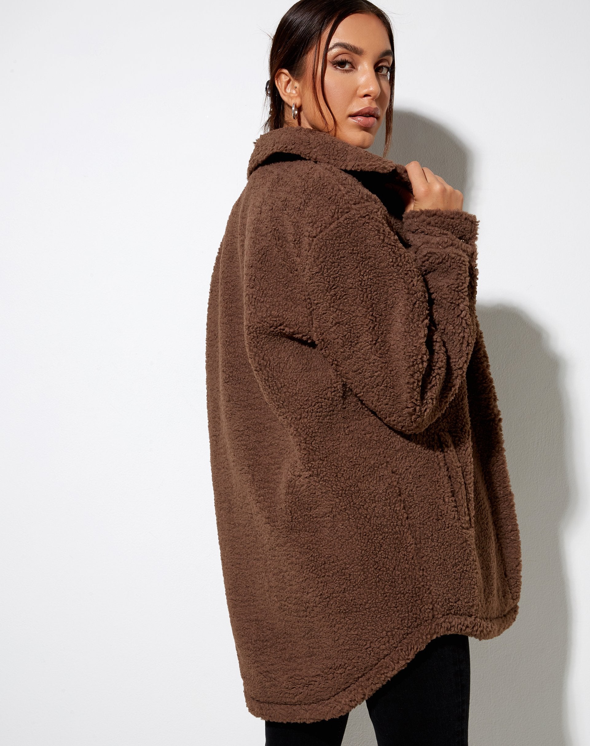 Image de Marcella Shirt in Borg Charcoal Grey