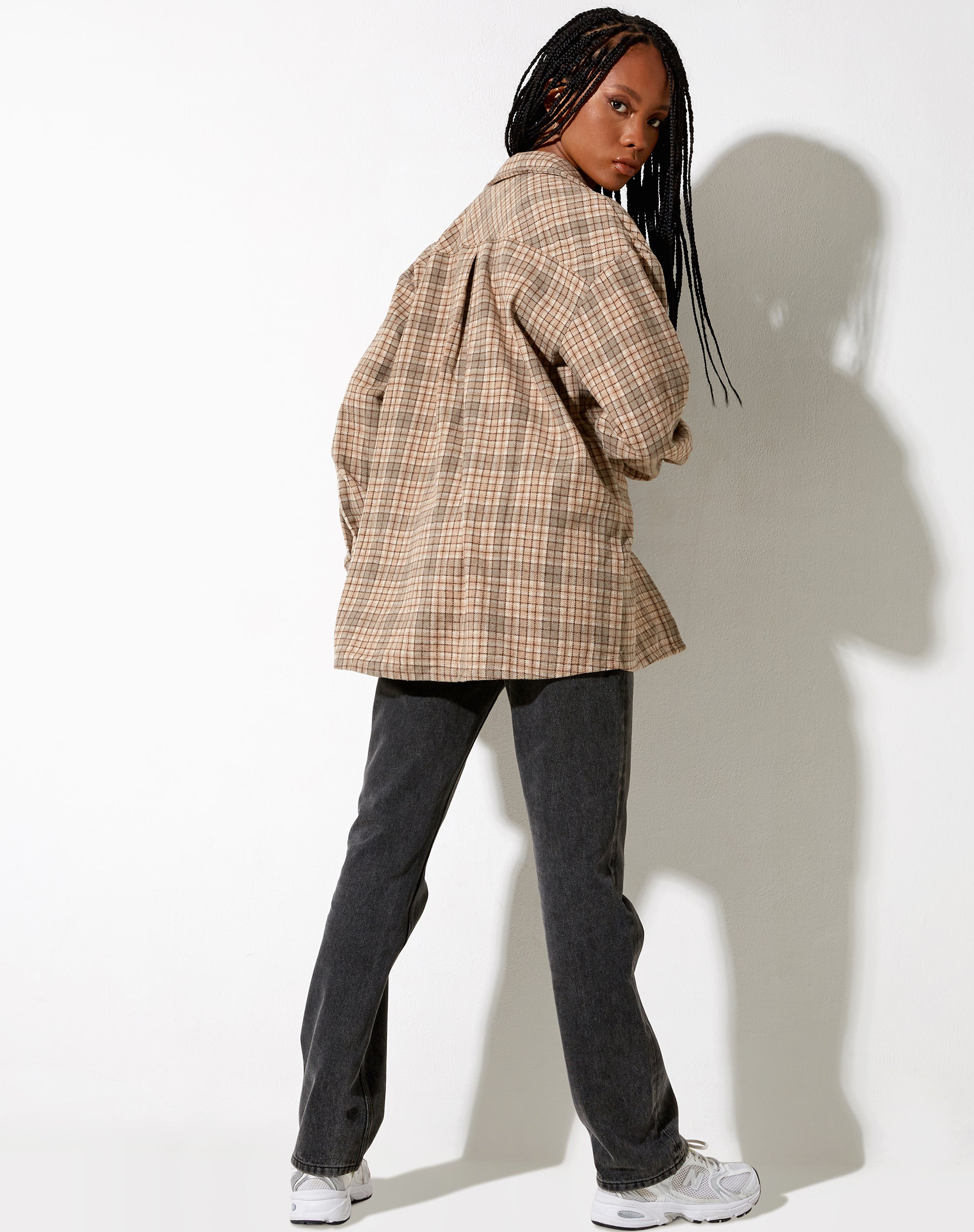 Image de Marcella Shirt in Grey Tan Brown