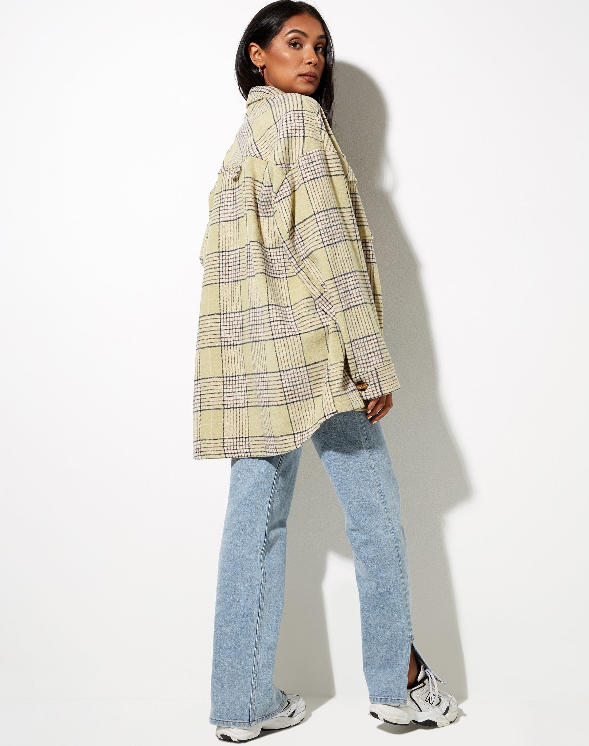 Image de Marcella Shirt in Check Sage Brown Black