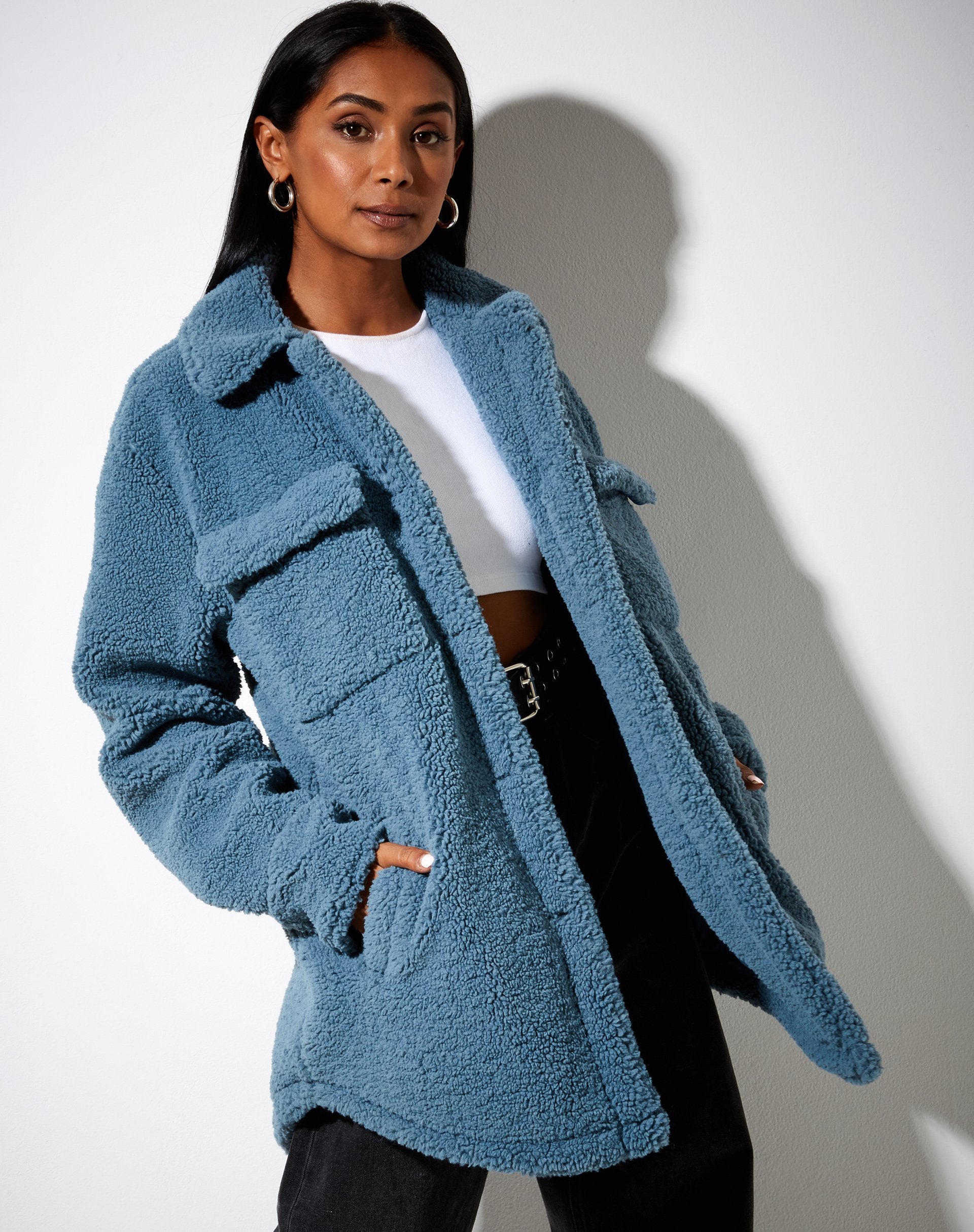 Image de Marcella Shirt in Borg Slate Blue