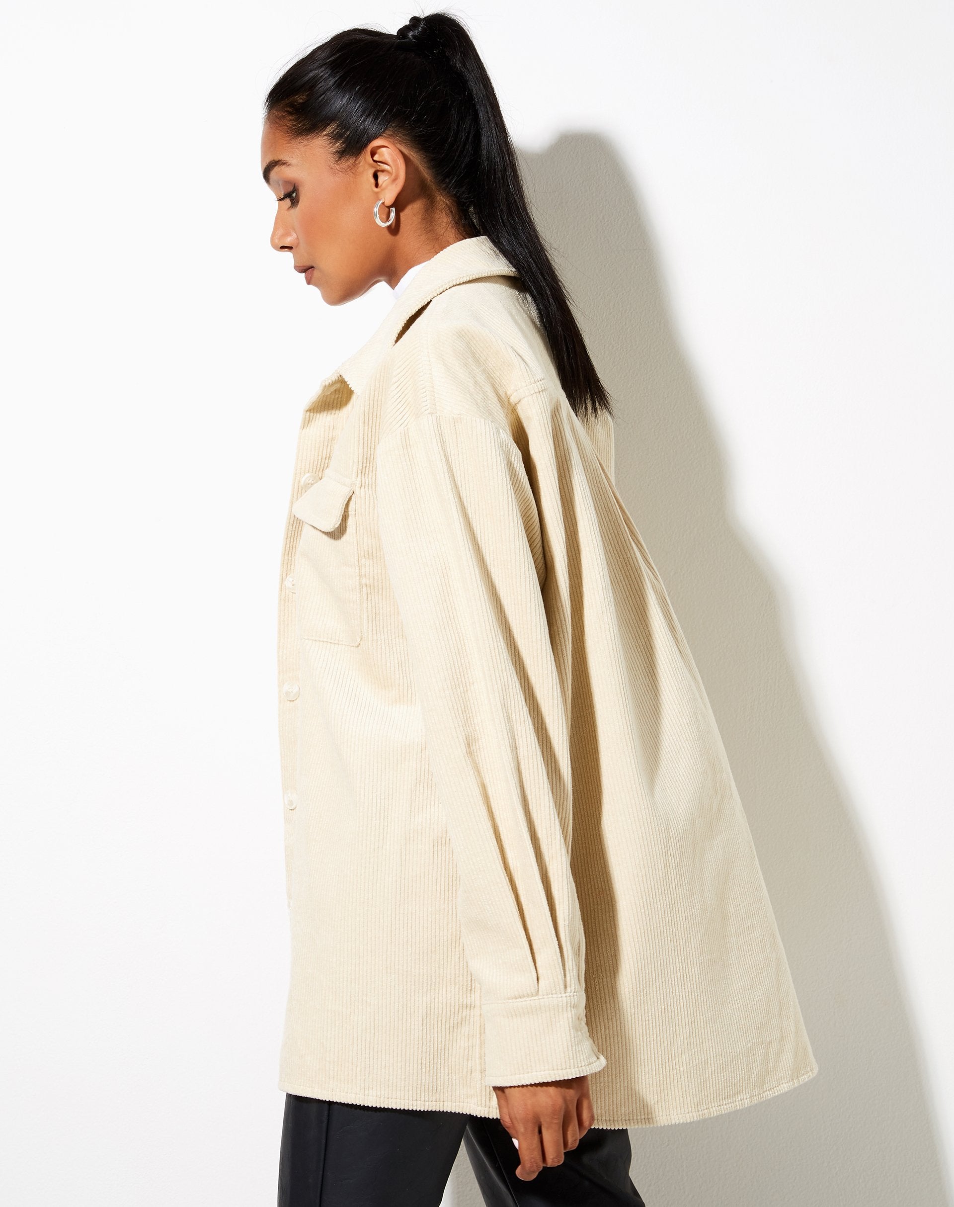 Image de Marcy Shirt in Corduroy Tan