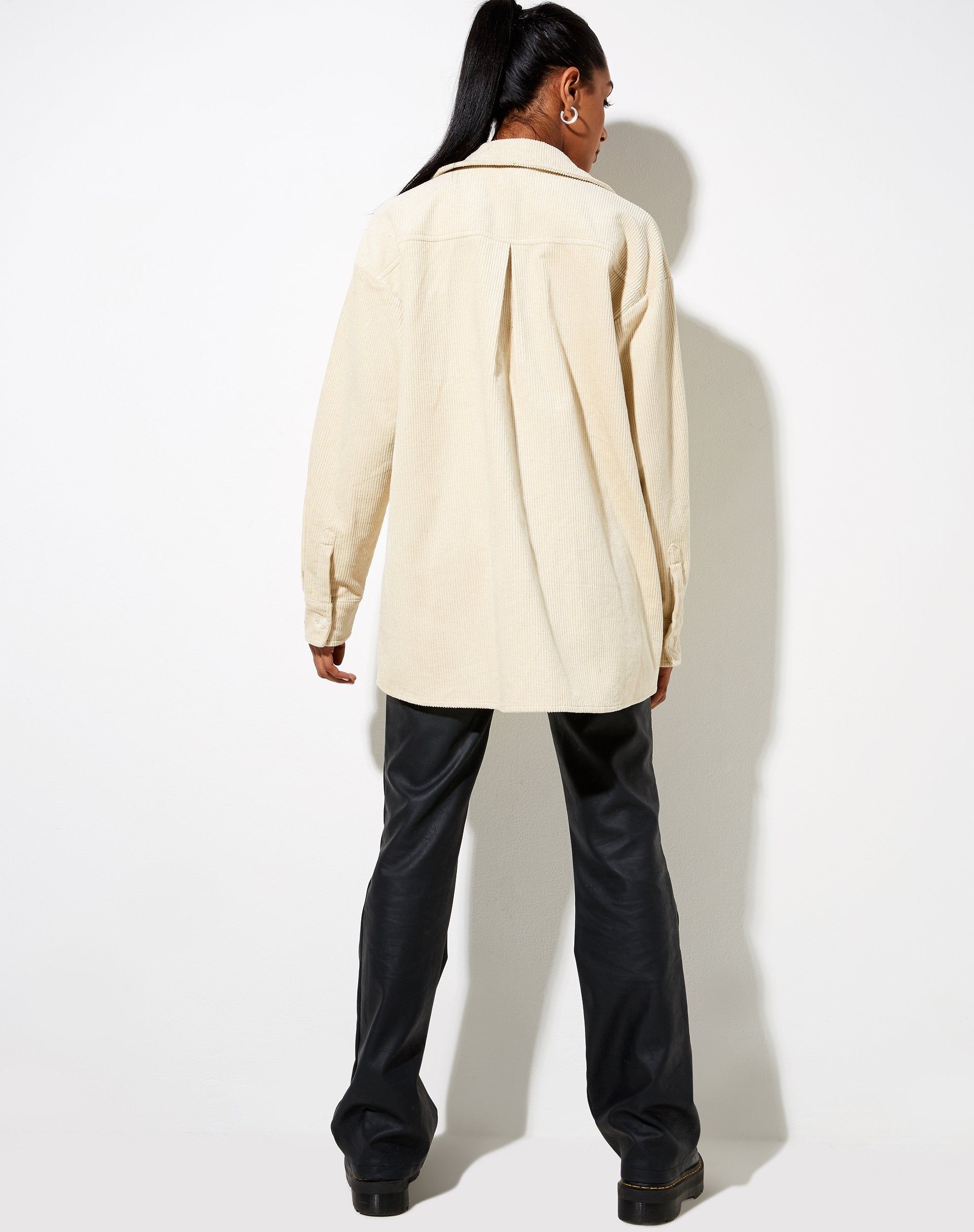Image de Marcy Shirt in Corduroy Tan