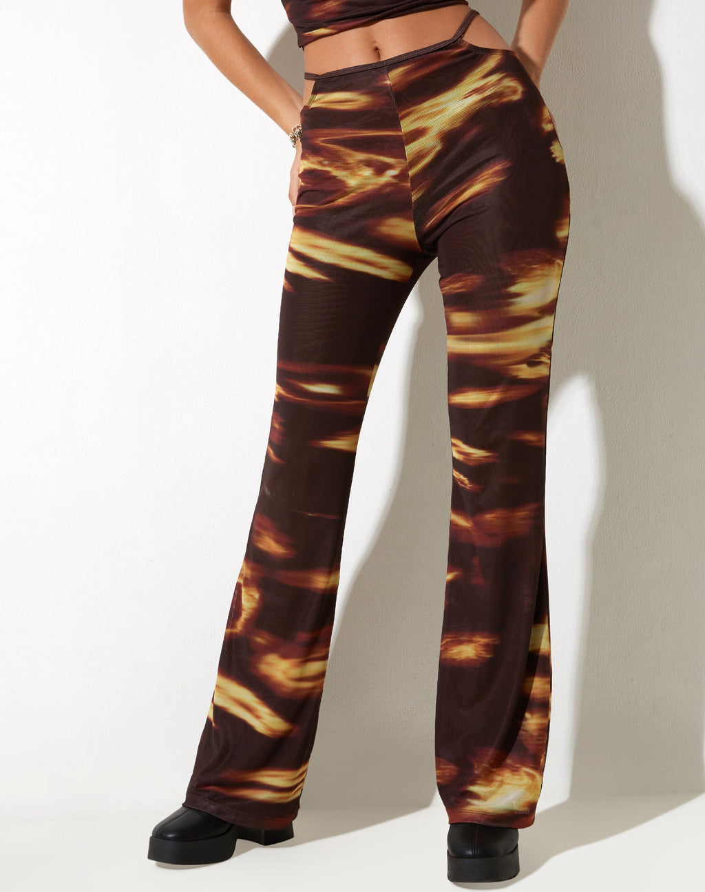 Mares - Pantalon évasé - Bleach Drip