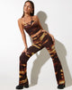 Image de marque de MOTEL X IRIS Mares Flare Trouser in Bleach Drip