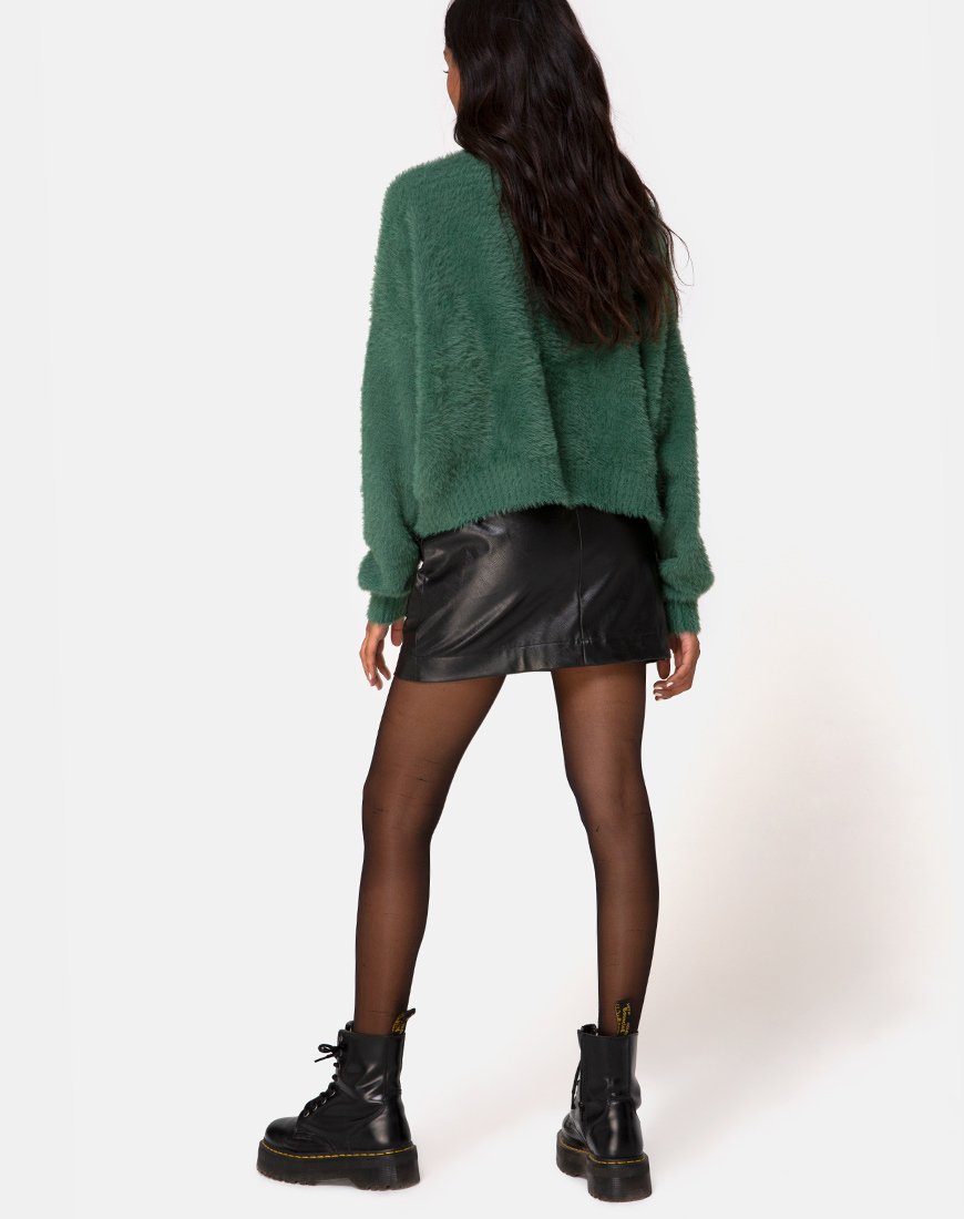 Image de Margo Jumper in Knit Forest Green