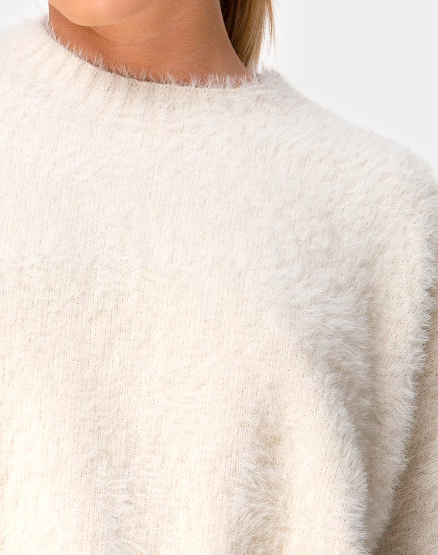 Image de Margo Jumper in Knit Oatmeal