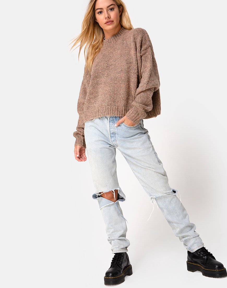 Image de Margo Jumper in Knit Tan