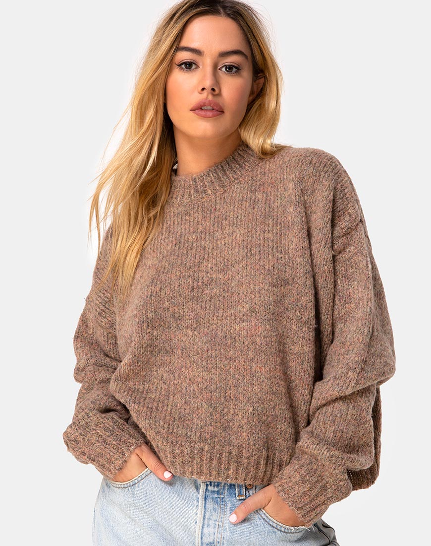 Pull Margo en tricot Tan