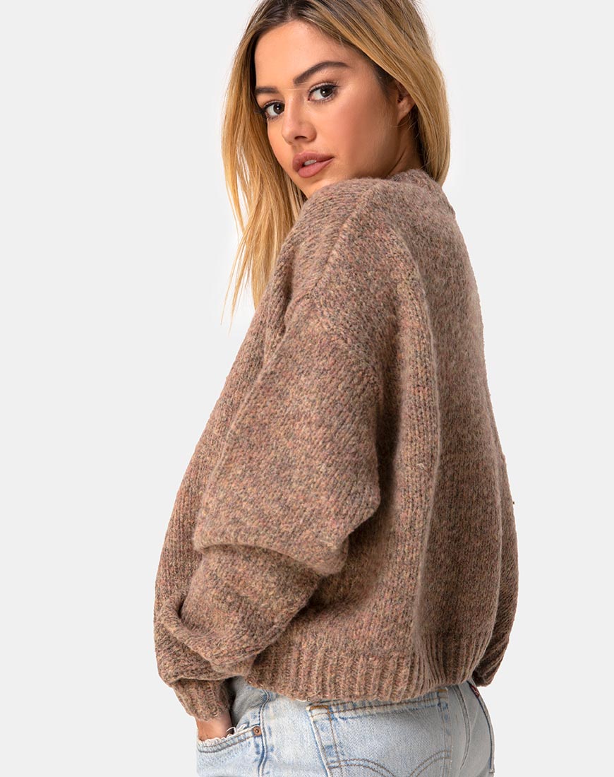 Pull Margo en tricot Tan