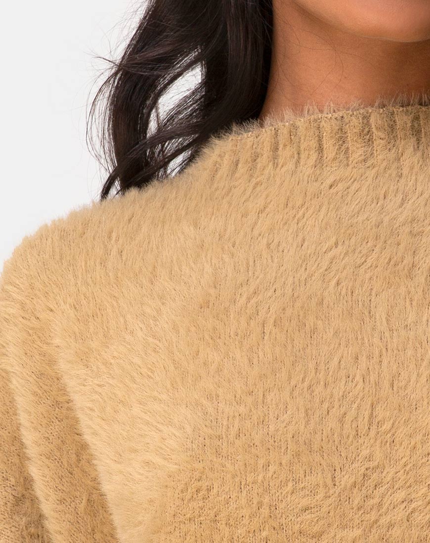Image de Margo Jumper in Knit Taupe