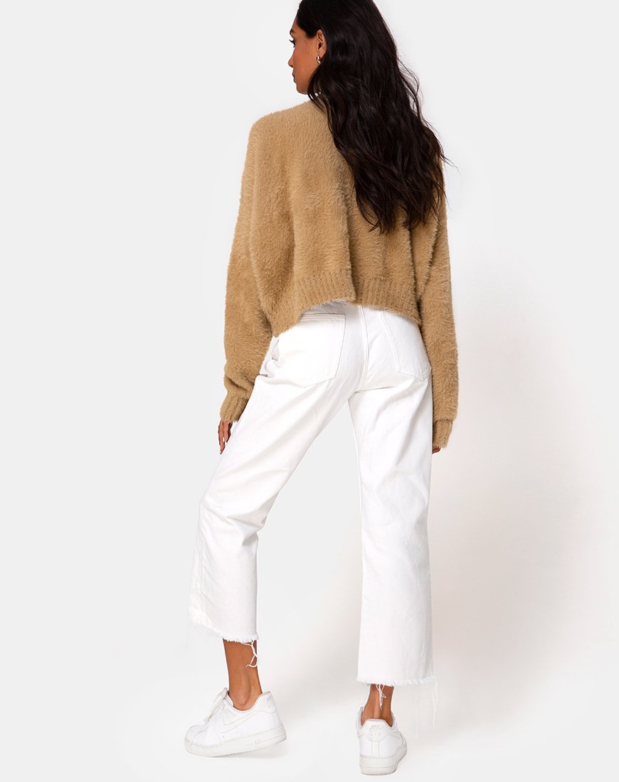 Image de Margo Jumper in Knit Taupe
