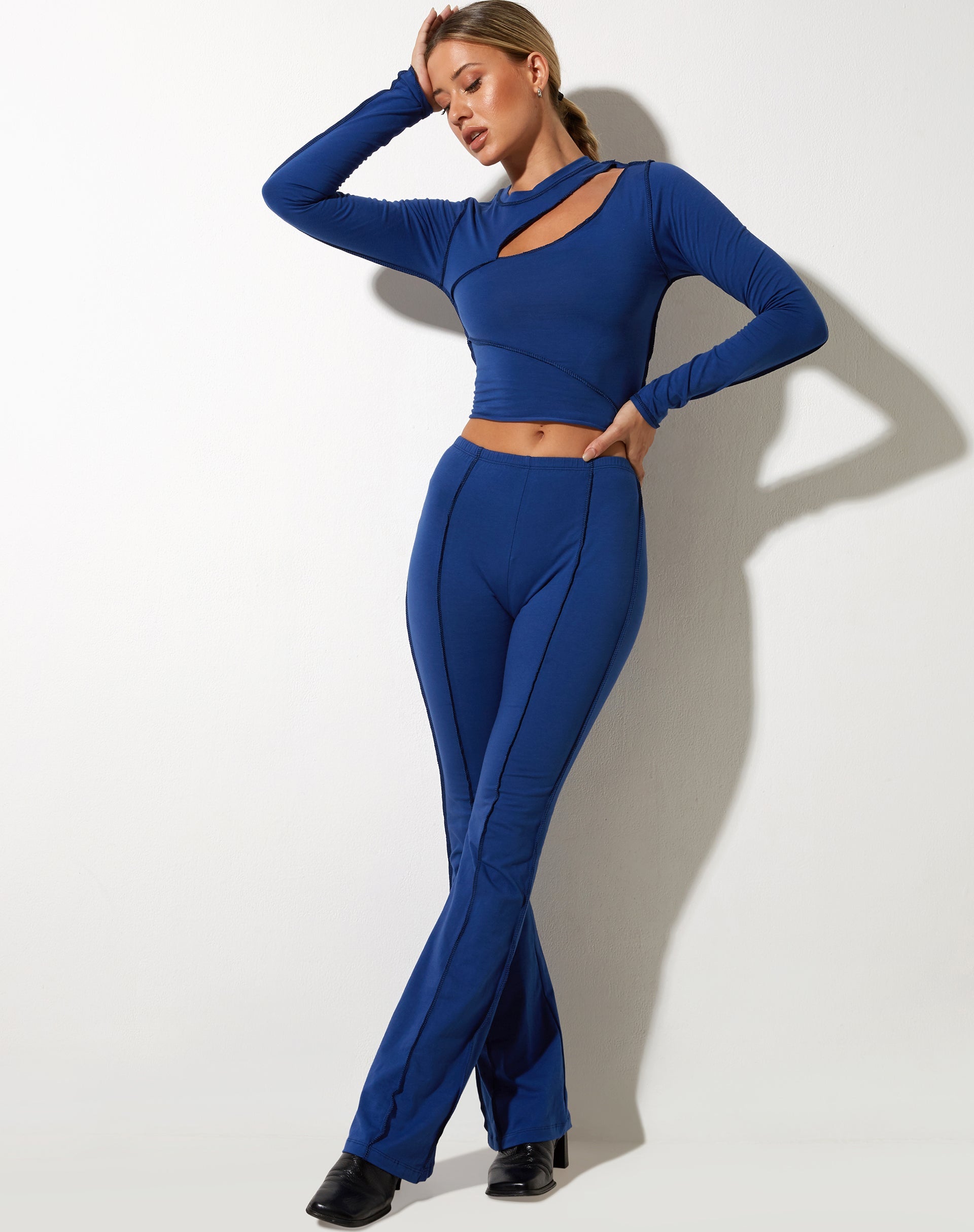 Image de Marilau Crop Top en Lycra Dazzling Blue