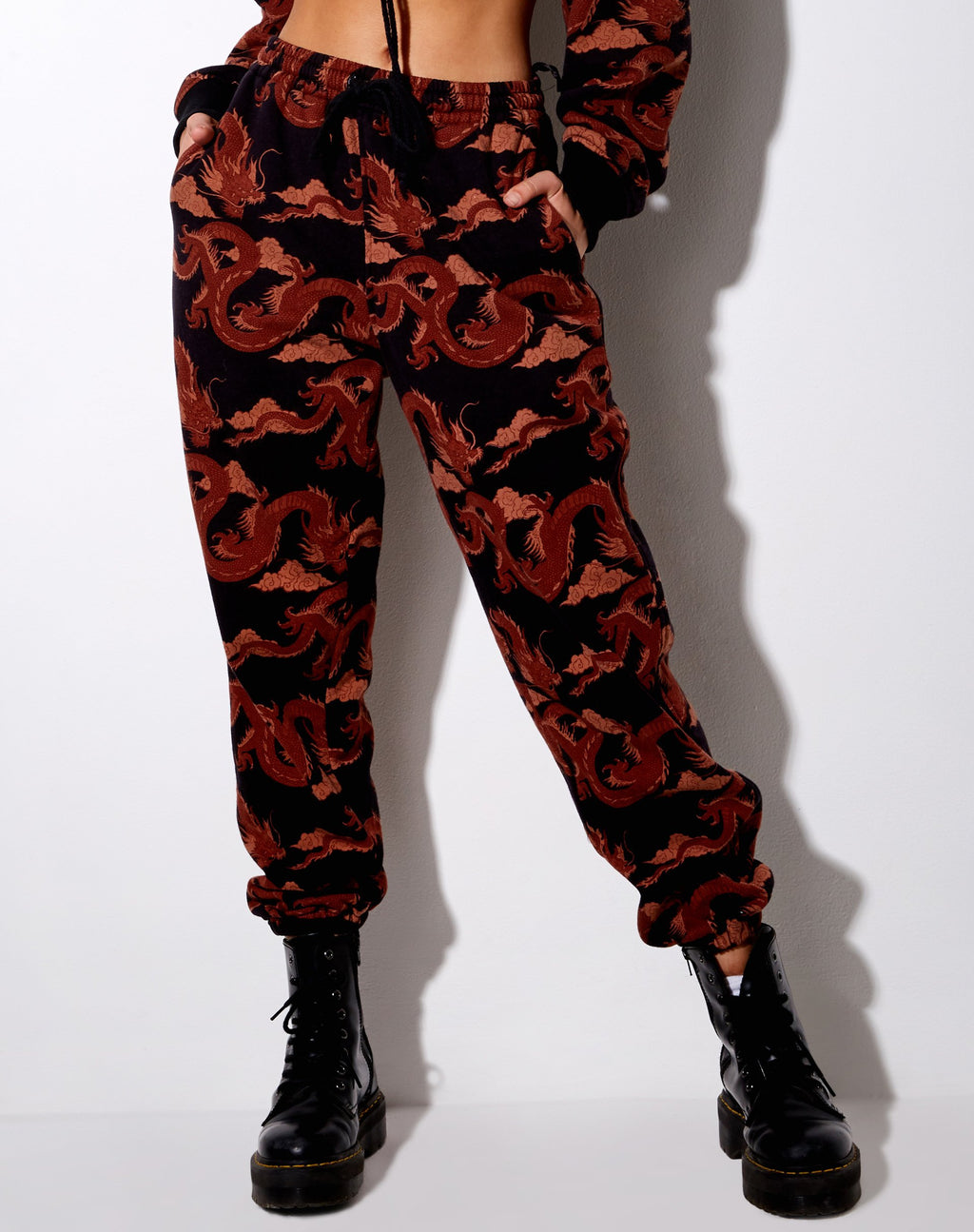 Pantalon de jogging Basta en orange dragon ton sur ton