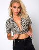 Image de Marleigh Crop Top in Cheetah