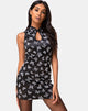 Image de Marli Dress in Black Butterfly Flock