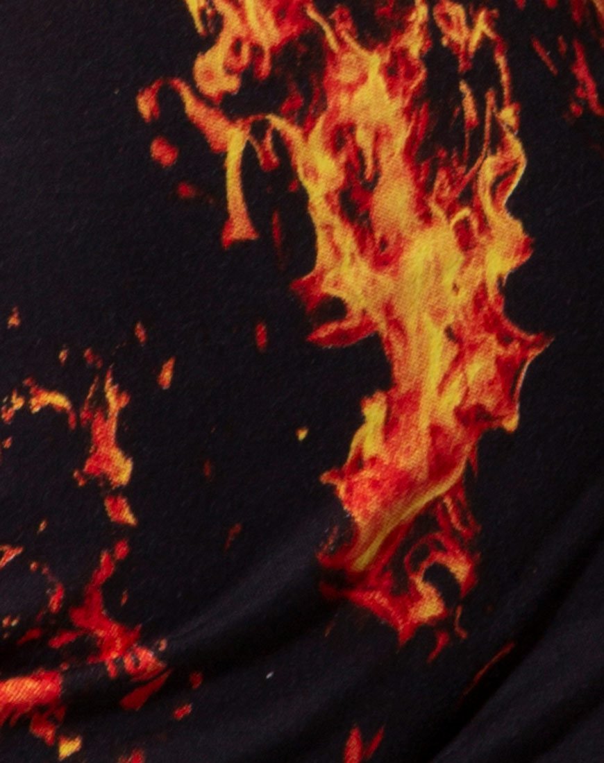 Image de Marlin Bodycon Dress in Fire