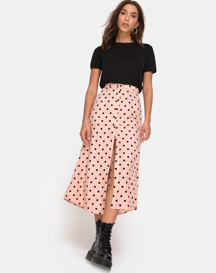 Jupe midi Marni, New Polka Nude