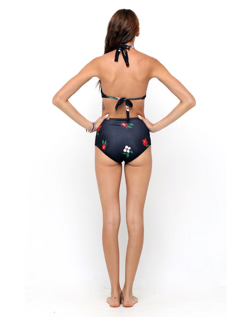 Image de la guimauve Bikini Top in Pansie Flower