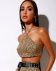 Image de Maudy Crop Top in Mini Tiger Brown