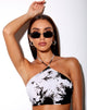 Image de Maudy Crop Top in Mono Tie Dye Black and White