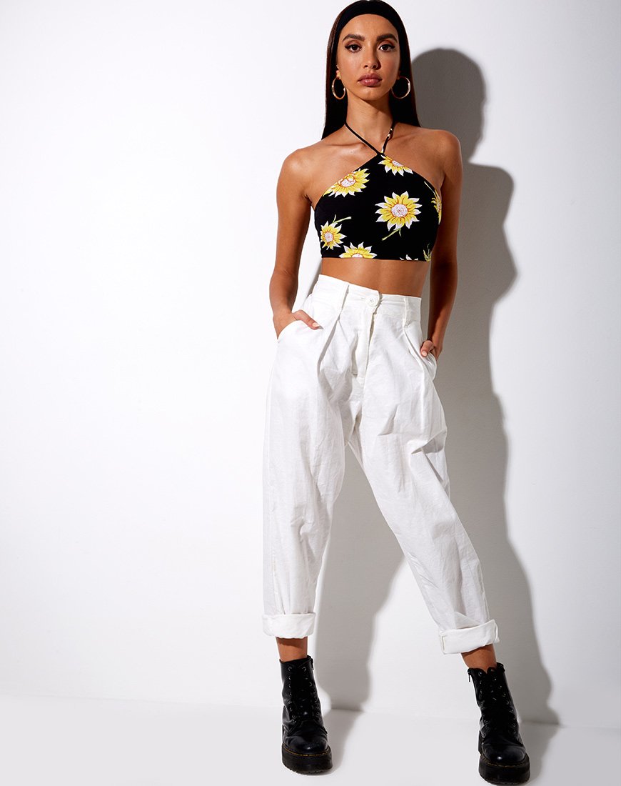 Image de Maudy Crop Top in Sunny Days Noir