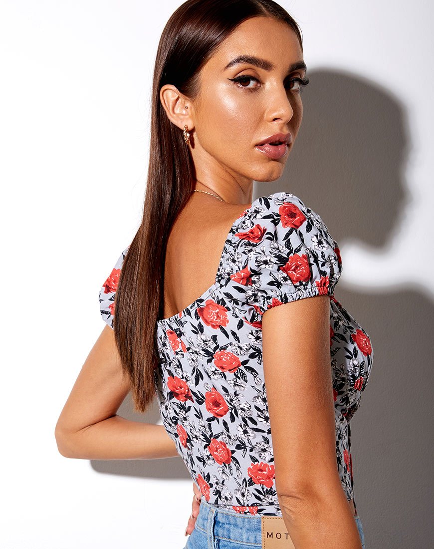 Image de Mazu Top in Blooming Rose