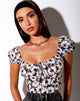 Image de Mazu Crop Top in Dyed Daisy