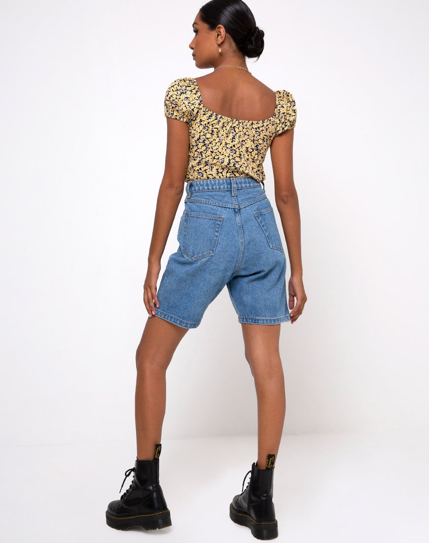 Image de Mazu Top in Mini Bloom Yellow