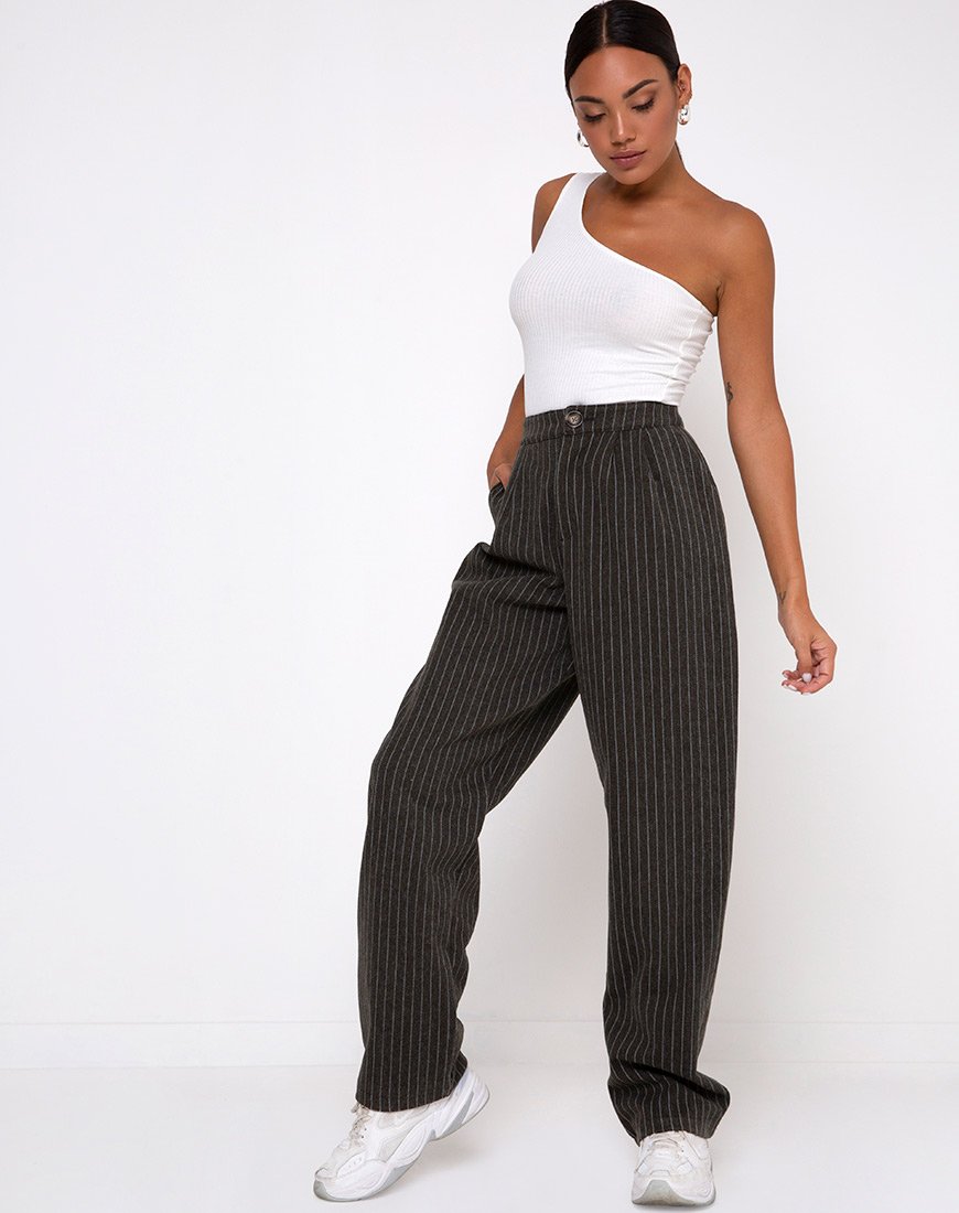 Image de Medi One Shoulder Top in Ivory