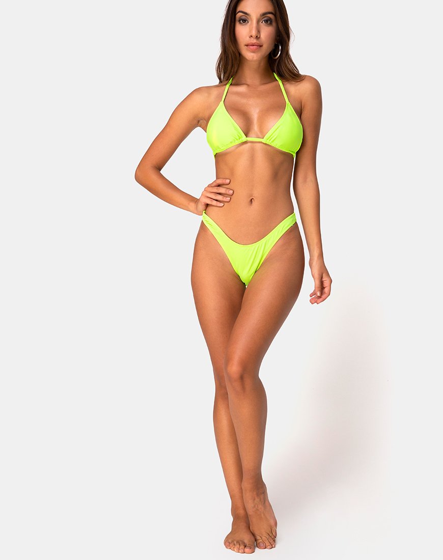 Image de Meeka Bikini Top in Neon Lime