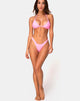 Image de la culotte de bikini Farida en rose néon