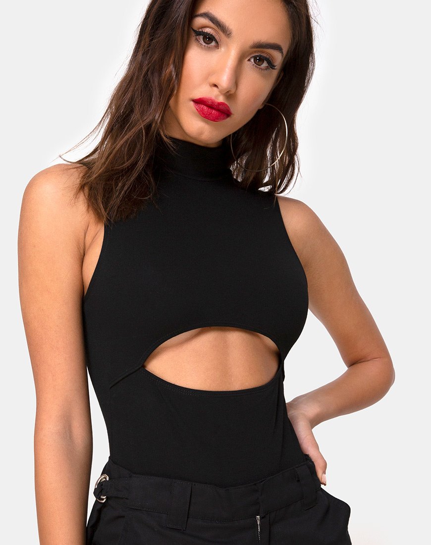 Bodice Mewcow en noir