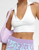 Image de Motel X Barbara Kristoffersen Meiken Crop Top in Rib Ivory